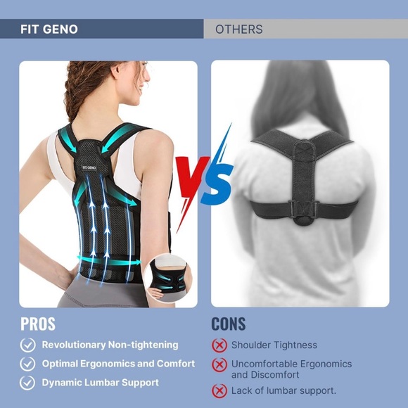No longer available Fit Geno back brace posture corrector men/women size M new - Picture 3 of 10